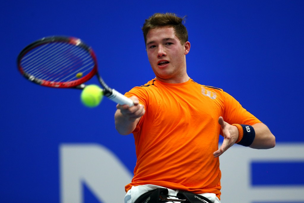 Alfie Hewett claimed the men’s singles and doubles titles at the Cajun Classic in Baton Rouge ©Getty Images