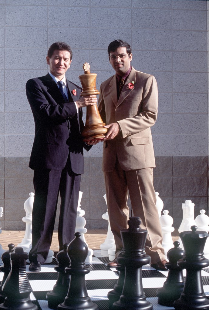 Kirsan Ilyumzhinov, left, has headed FIDE since 1995 ©Getty Images