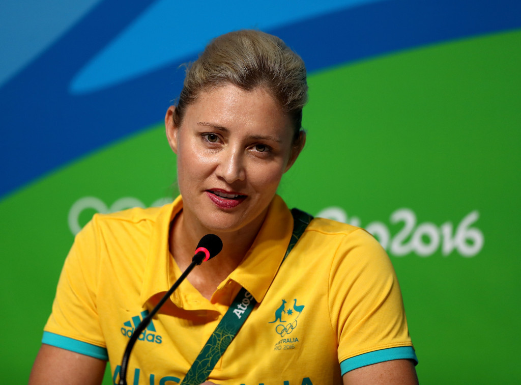 Fiona de Jong reportedly is in dispute with her former employers the Australian Olympic Committee ©Getty Images