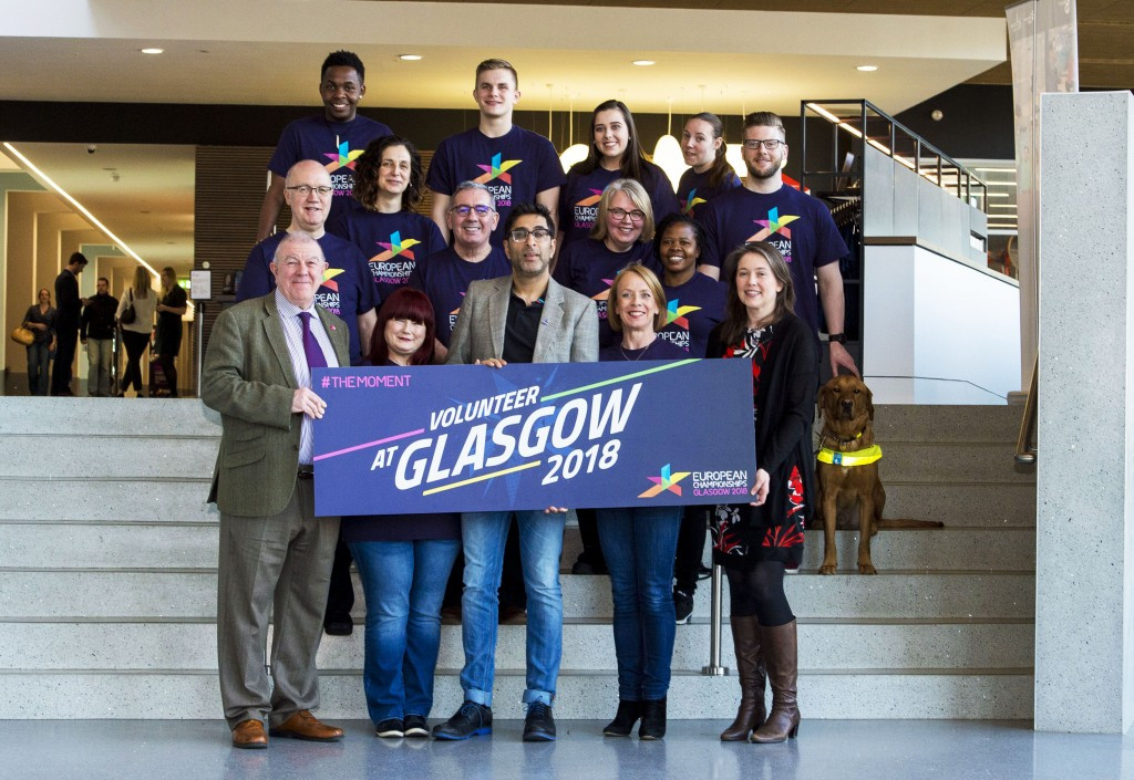 The search for 3,000 volunteers for the European Championships was only launched yesterday ©Glasgow 2018