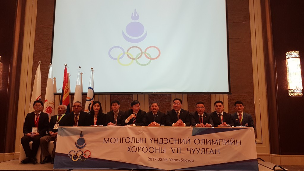 Demchigjav Zagdsuren has been re-elected President of the Mongolian National Olympic Committee for a fifth four-year term ©MNOC