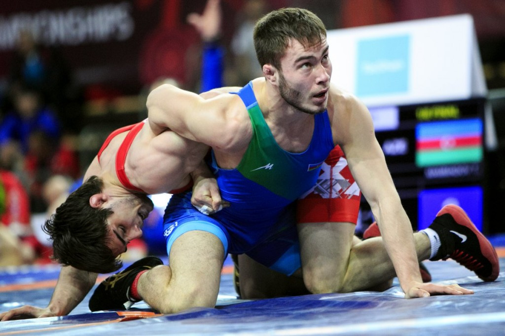 Teymur Mammadov of Azerbaijan claimed the gold medal in the 65kg division ©UWW