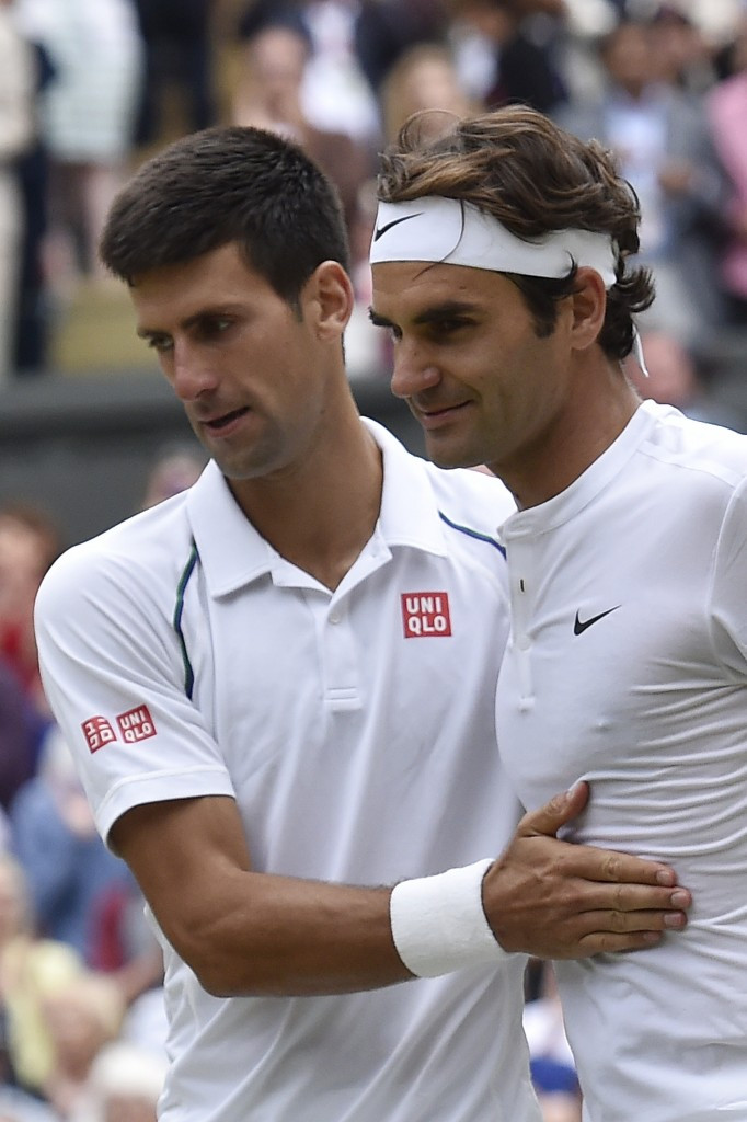 Roger Federer produced some great moments once again, but Djokovic was just that bit too strong ©AFP/Getty Images