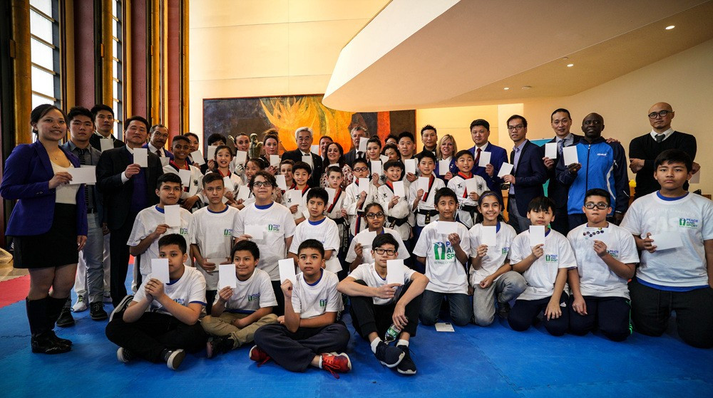 Taekwondo taken to UN for International Day of Sport for Development and Peace