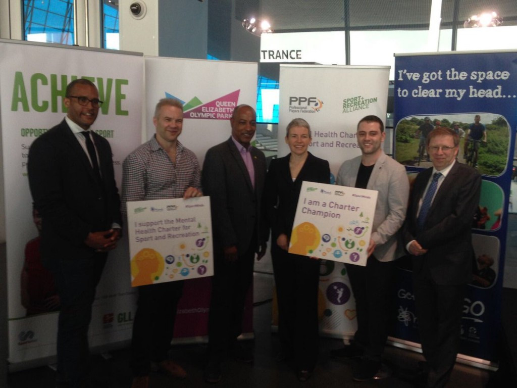 The Mental Health Charter for Sport and Recreation celebrated its second anniversary at the London Aquatics Centre today ©Sport & Rec Alliance
