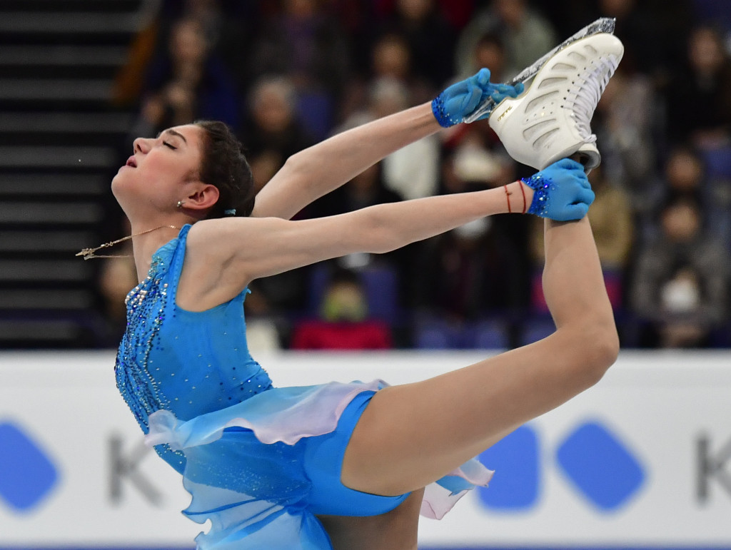 Defending champion Medvedeva leads after short programme at World Figure Skating Championships
