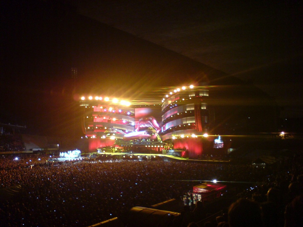 The Rolling Stones played at the Stade De La Pontaise in 2007 