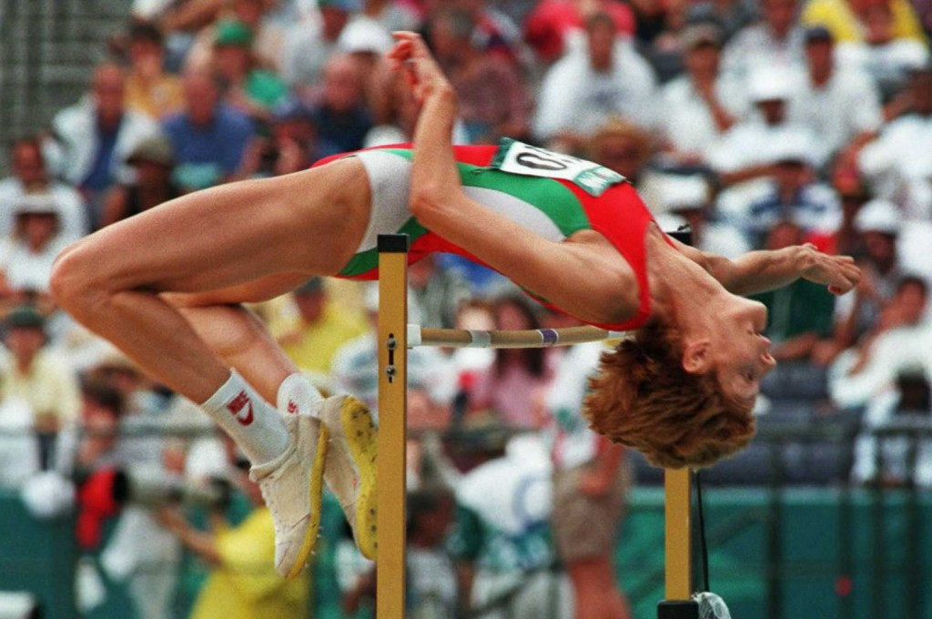 Stefka Kostadinova won the Olympic high jump gold medal at Atlanta 1996 and remains world record holder ©Getty Images