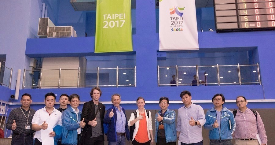 FISU officials inspect Taipei 2017 Summer Universiade progress
