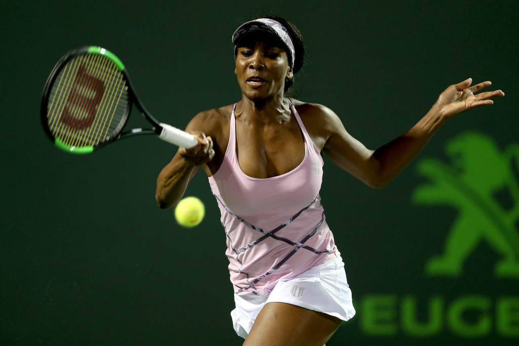 Williams into Miami Open semi-finals after beating Kerber