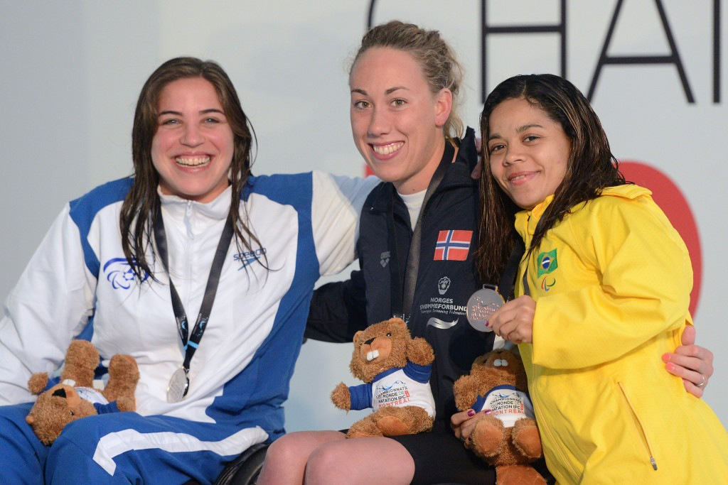 Nine-time Paralympic swimming medallist Inbal Pezaro, left, was chosen to become an athlete representative on the Israel Paralympic Committee ©Getty Images