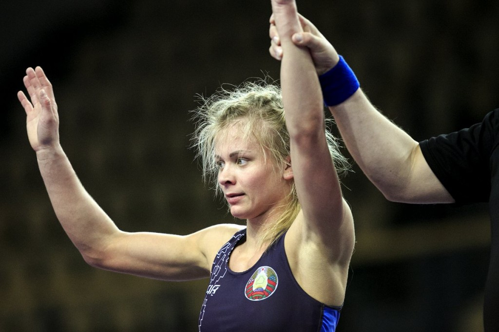 Belarus' Iryna Kurachkina was crowned champion in the 55kg event ©UWW