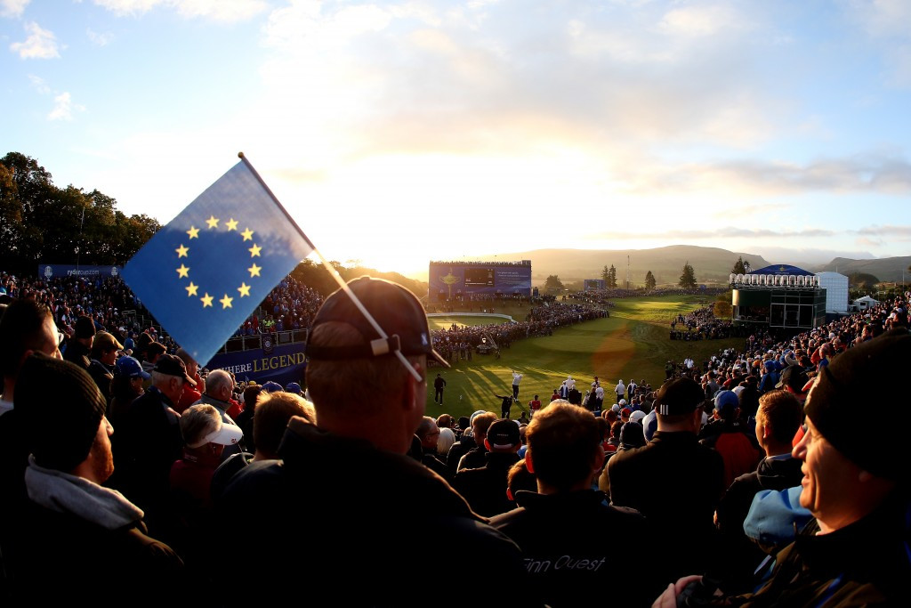 The Ryder Cup was first held in 1927 as a contest between golfers from Great Britain and the United States but now includes players from Europe to help make it more competitive ©Getty Images
