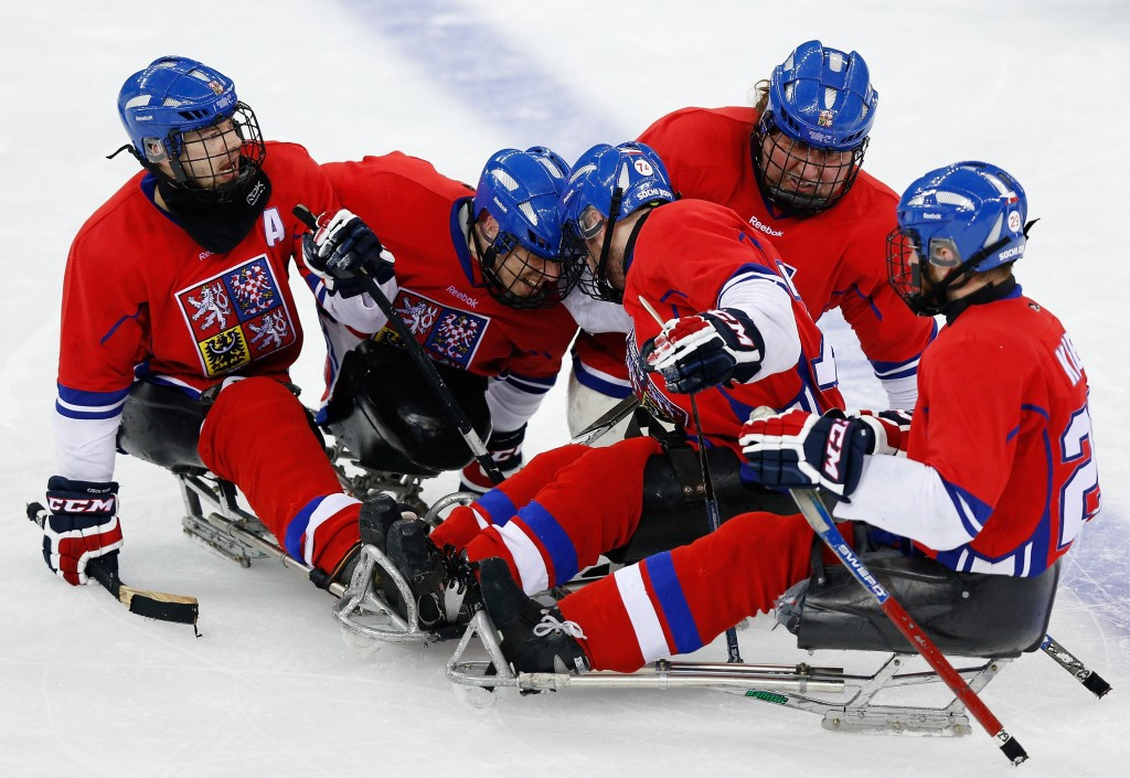 Martin Novak was a member of the Czech Republic team which won the 2016 IPC Ice Sledge Hockey World Championships B-Pool event in December ©Getty Images