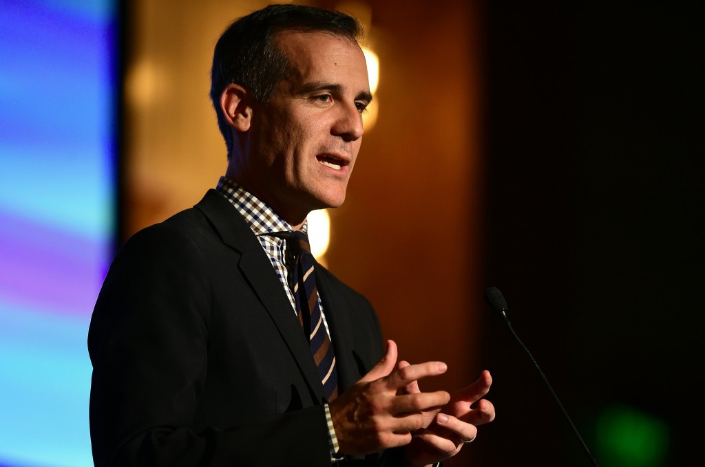 Los Angeles Mayor Eric Garcetti is expected to lead the Californian city's delegation ©Getty Images