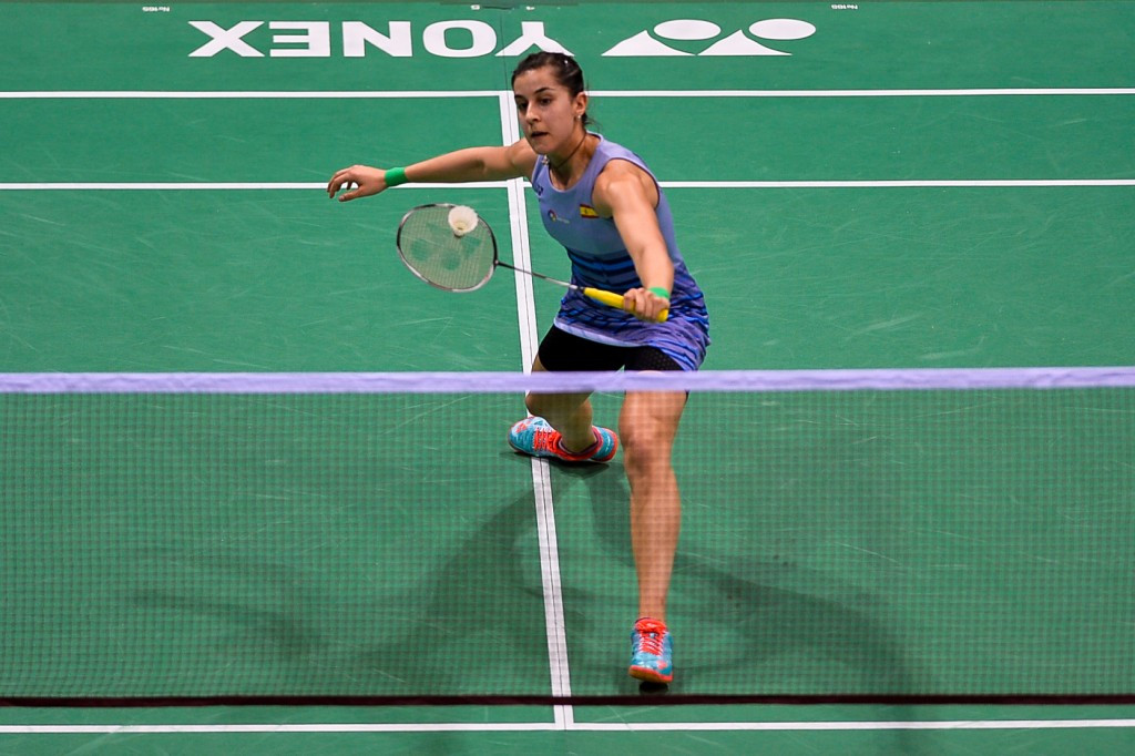 Carolina Marin of Spain was among the winners today ©Getty Images