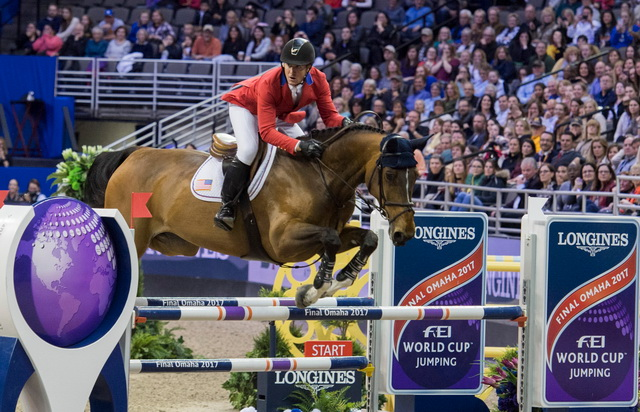 McLain Ward produced a winning ride for the second successive day ©FEI