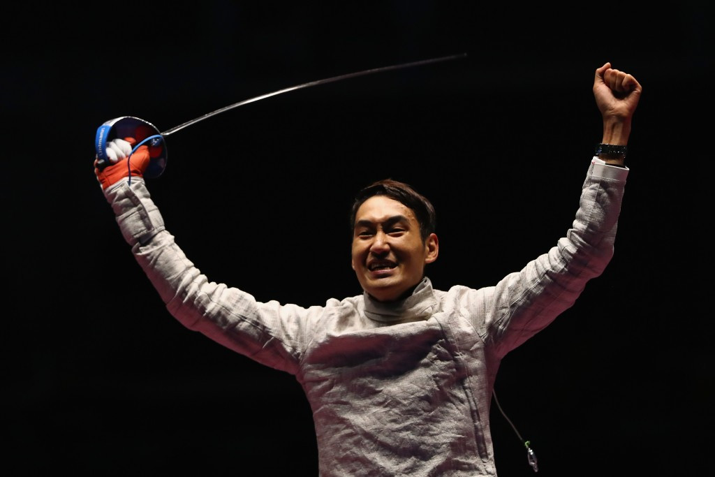 Kim Junghwan won the men's event in front of a home crowd ©Getty Images