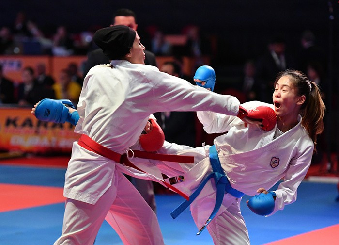 Competition was fierce on the second day of the Karate 1 Premier League ©WKF
