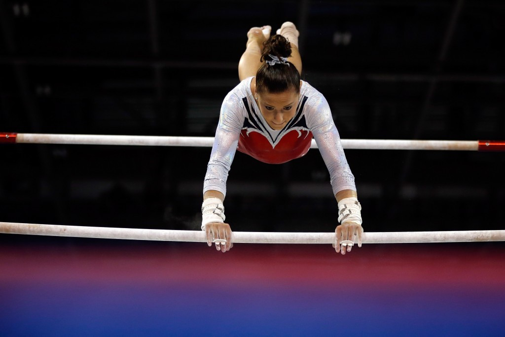 The women's team gymnastics final was also held ©Getty Images