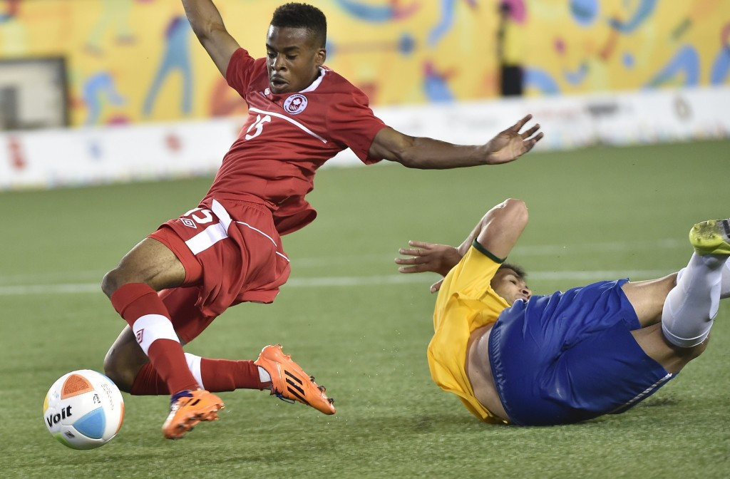 Canada played Brazil in their opening men's football match ©AFP/Getty Images