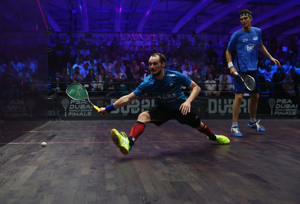 Gregory Gaultier has made history as the world's oldest squash number one ©Getty Images