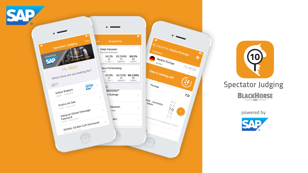FEI launch spectator judging app after partnering with SAP SE