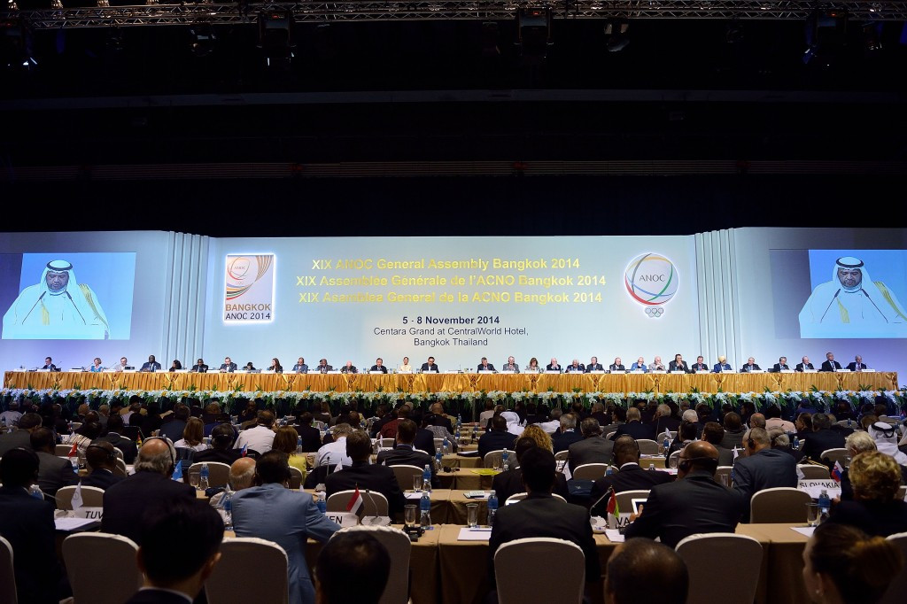Bangkok played host to the ANOC General Assembly in 2014 ©Getty Images