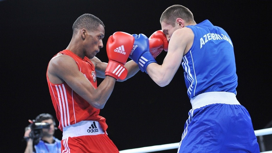 The men's quarter-finals of the boxing test event in the Crystal Hall came to a close on Friday evening