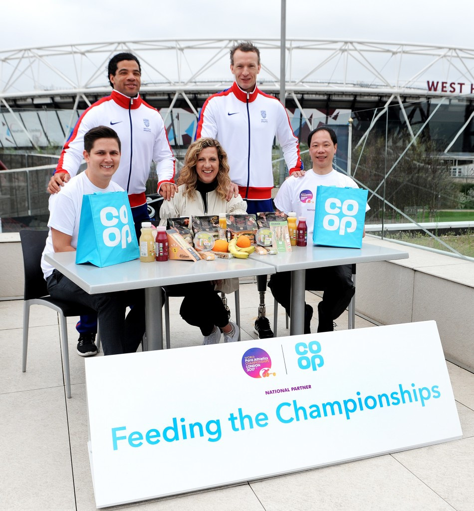 The Co-Op were announced as a national partner of the London 2017 World Para Athletics Championships in London today ©Mark Shearman