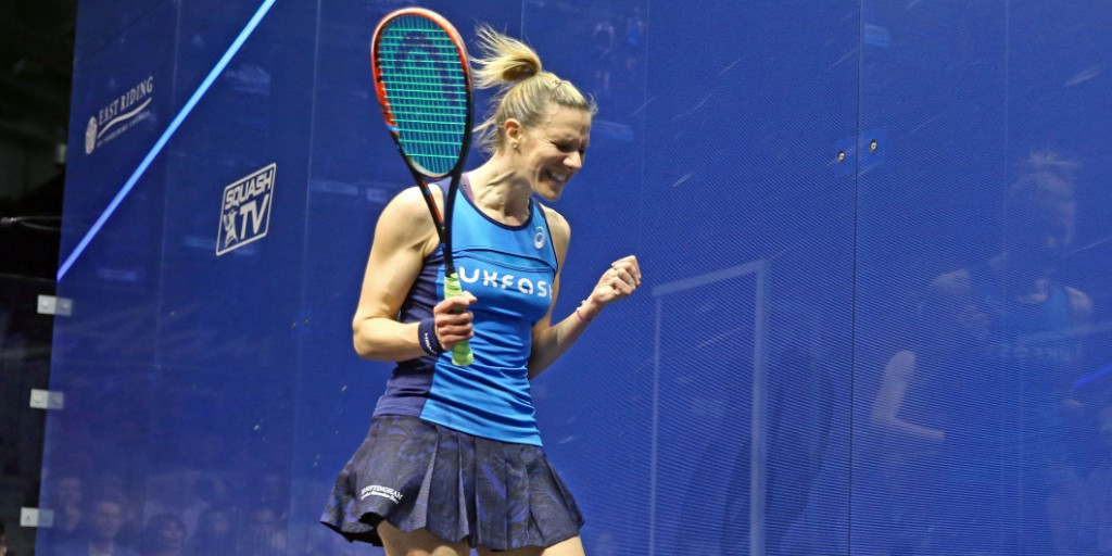 Laura Massaro won the women's award after claiming her second British Open title in Hull ©PSA