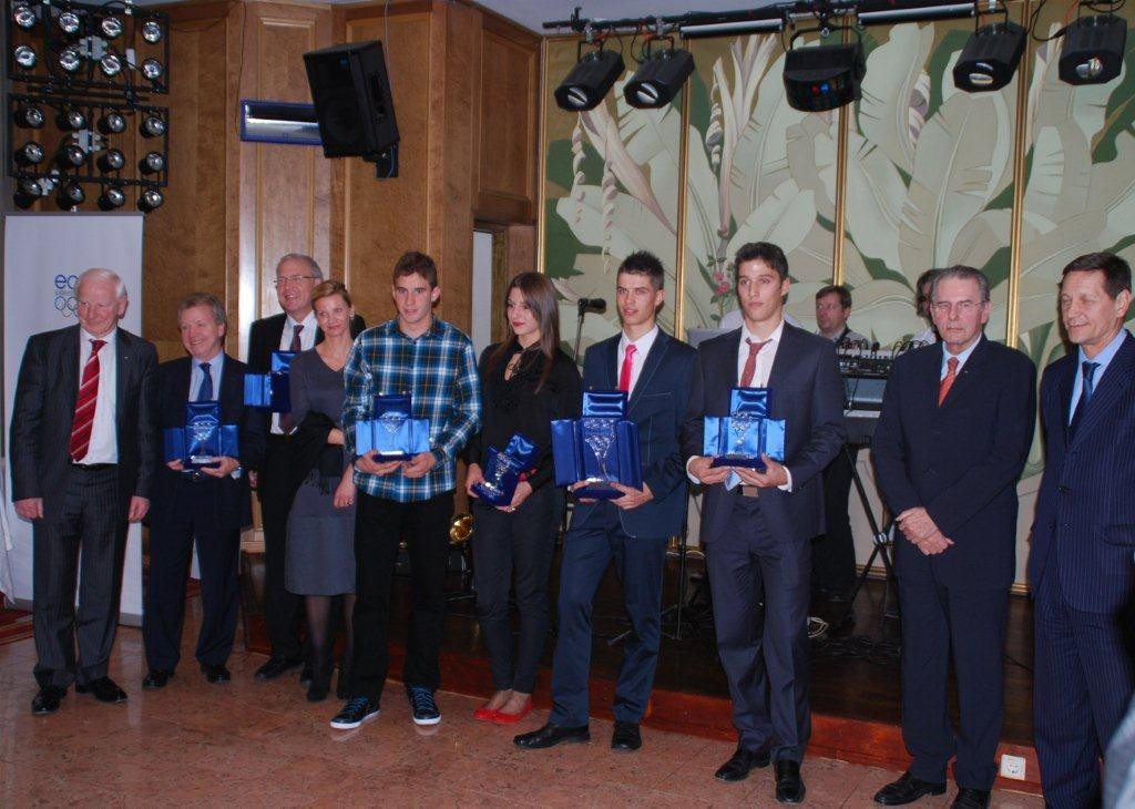 The first Piotr Nurowski Prize was awarded during the EOC General Assembly at Sochi 2014 