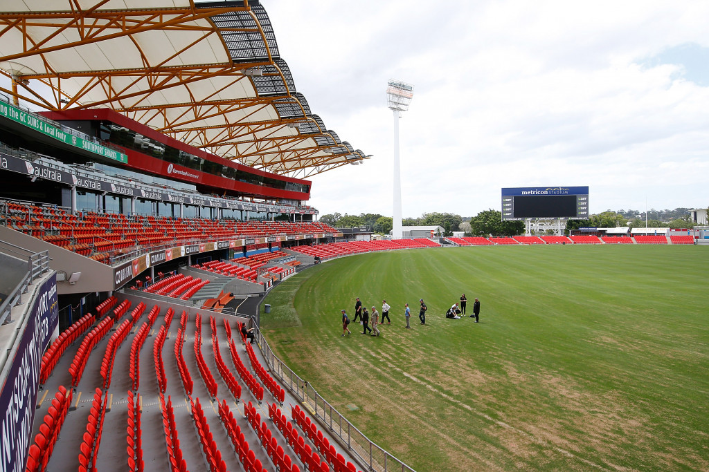 The Carrara Stadium will have temporary seats installed by February ©Getty Images