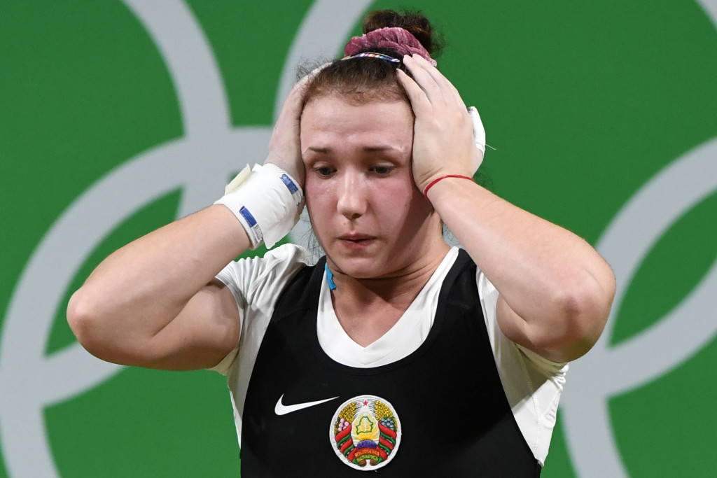 Anastasiya Mikhalenka of Belarus won bronze in the women's 69kg competition ©Getty Images