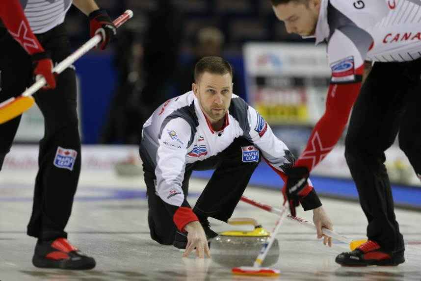 Canada are through to the play-off stages of the Men's World Curling Championships ©WCF