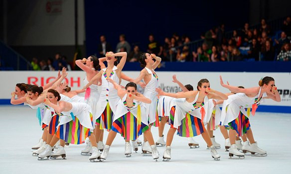 The ISU World Synchronised Skating Championship is being held in Colorado Springs this year and starts tomorrow ©ISU