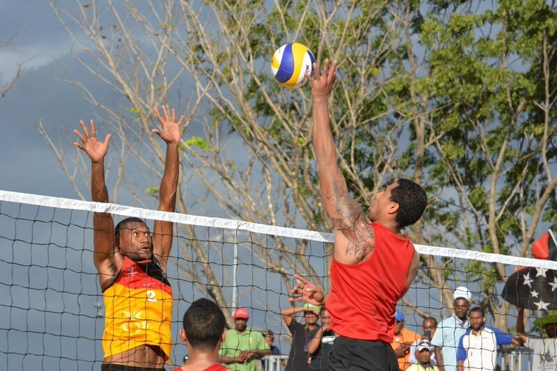 Beach volleyball was another sport to make its first appearance at Port Moresby 2015 ©Port Moresby 2015