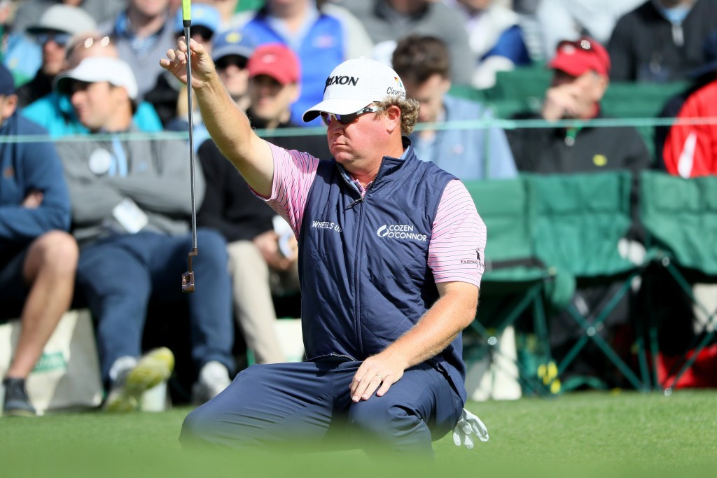 American William McGirt was the only other player other than Charley Hoffman to card a round of under 70 shots on the opening day of The Masters in Augusta ©Getty Images