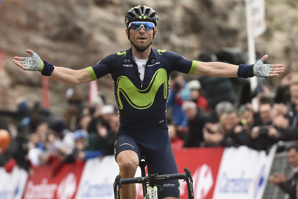 Alejandro Valverde won the fifth stage of the Tour of the Basque Country today ©Getty Images