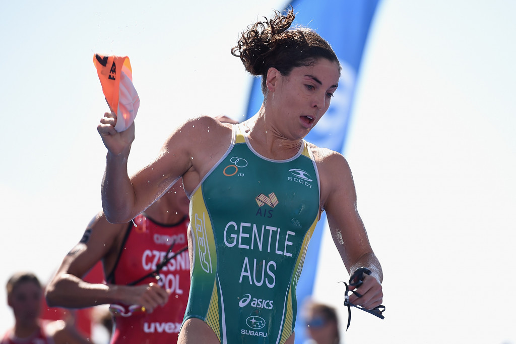 Ashleigh Gentle secured the first nomination for Australia's Gold Coast 2018 triathlon team ©Getty Images