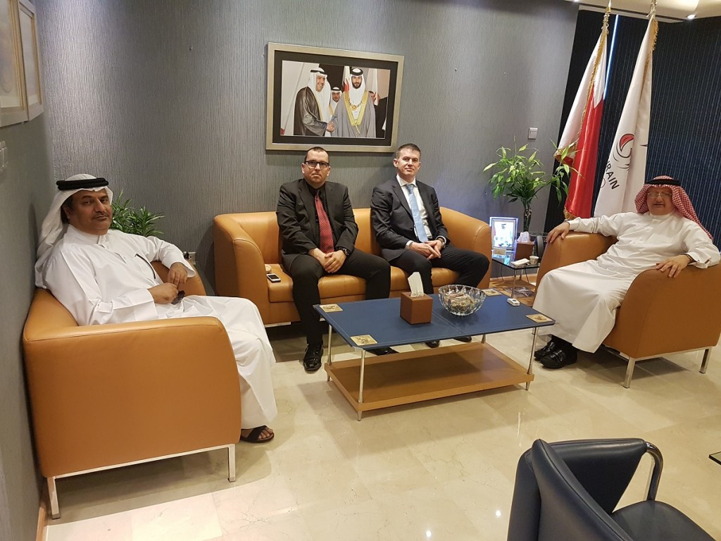 Bahrain Olympic Committee officials met figures from the National Sports Medicine Centre ©BOC