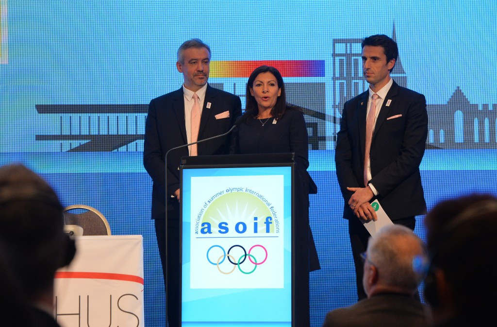Paris 2024 hammered home their message during the presentation at the ASOIF General Assembly in Aarhus ©Getty Images