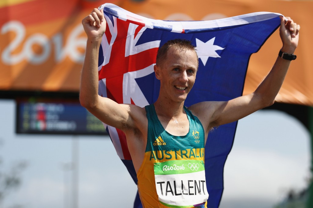 Australia's Jared Tallent co-signed the letter sent to IAAF President Sebastian Coe ©Getty Images