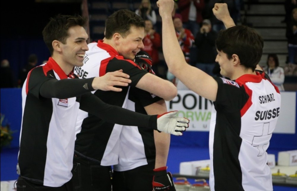 Switzerland beat the United States in the bronze medal match ©WCF