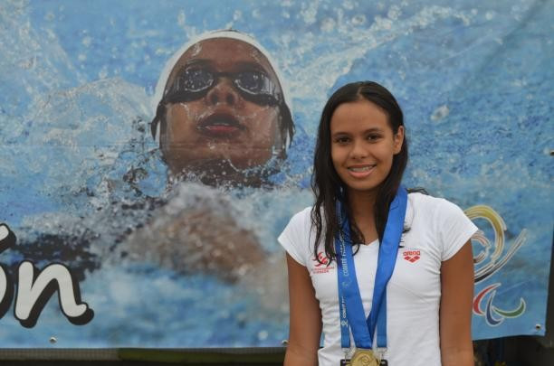 Maria Paula Barrera has been named the Allianz IPC Athlete of the Month for March ©IPC