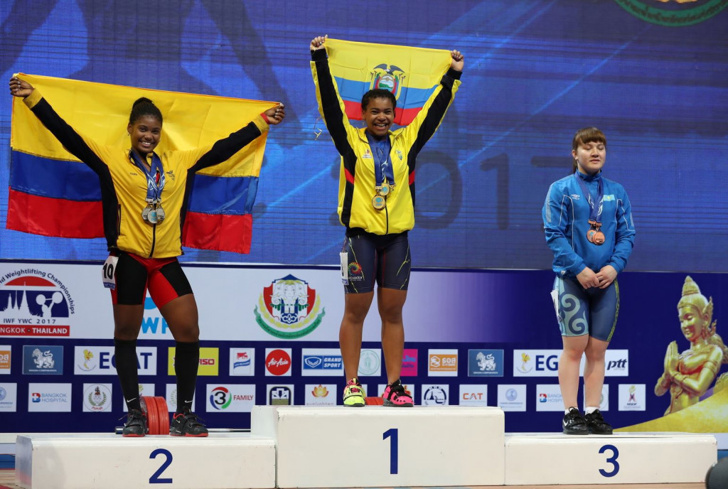 Ecuador's Palacios Dajomes claims gold at IWF Youth World Championships