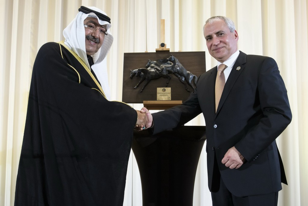 Prince Faissal bin Abdullah Al-Saud of Saudi Arabia has received the FEI lifetime achievement award ©FEI