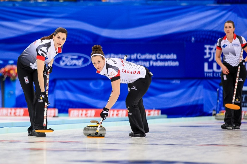 Following their World Championships success in Beijing, Canada's women have moved into first place in their standings ©WCF