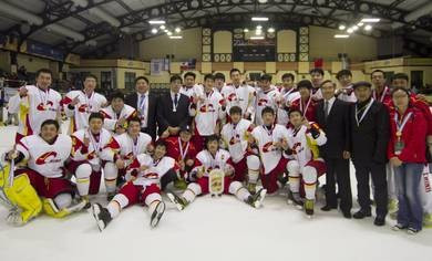 China won promotion to the IIHF World Championship Division II Group A ©IIHF