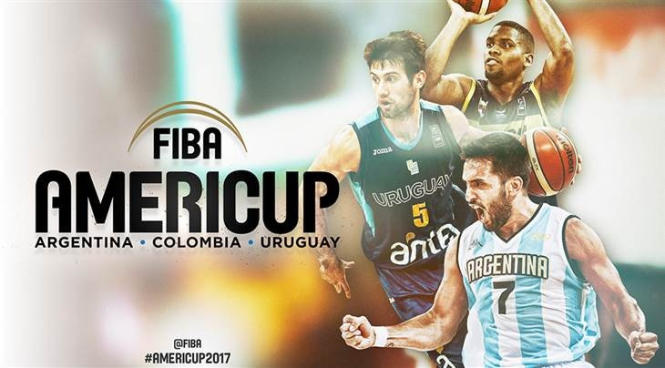 Argentina, Colombia and Uruguay will co-host the FIBA AmeriCup 2017 ©FIBA